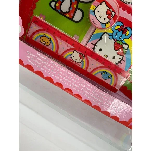 Hello Kitty by Sanrio Stationary Set 40 Pieces with Poster Included NIB - Picture 4 of 12